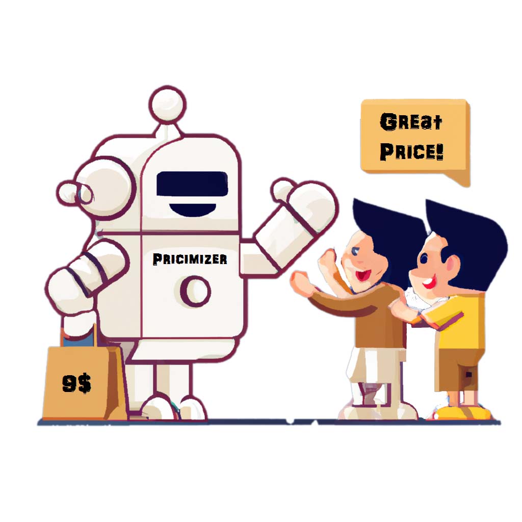 robot selling products